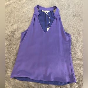 Annie Griffin Sleeveless Silk Top Size XS